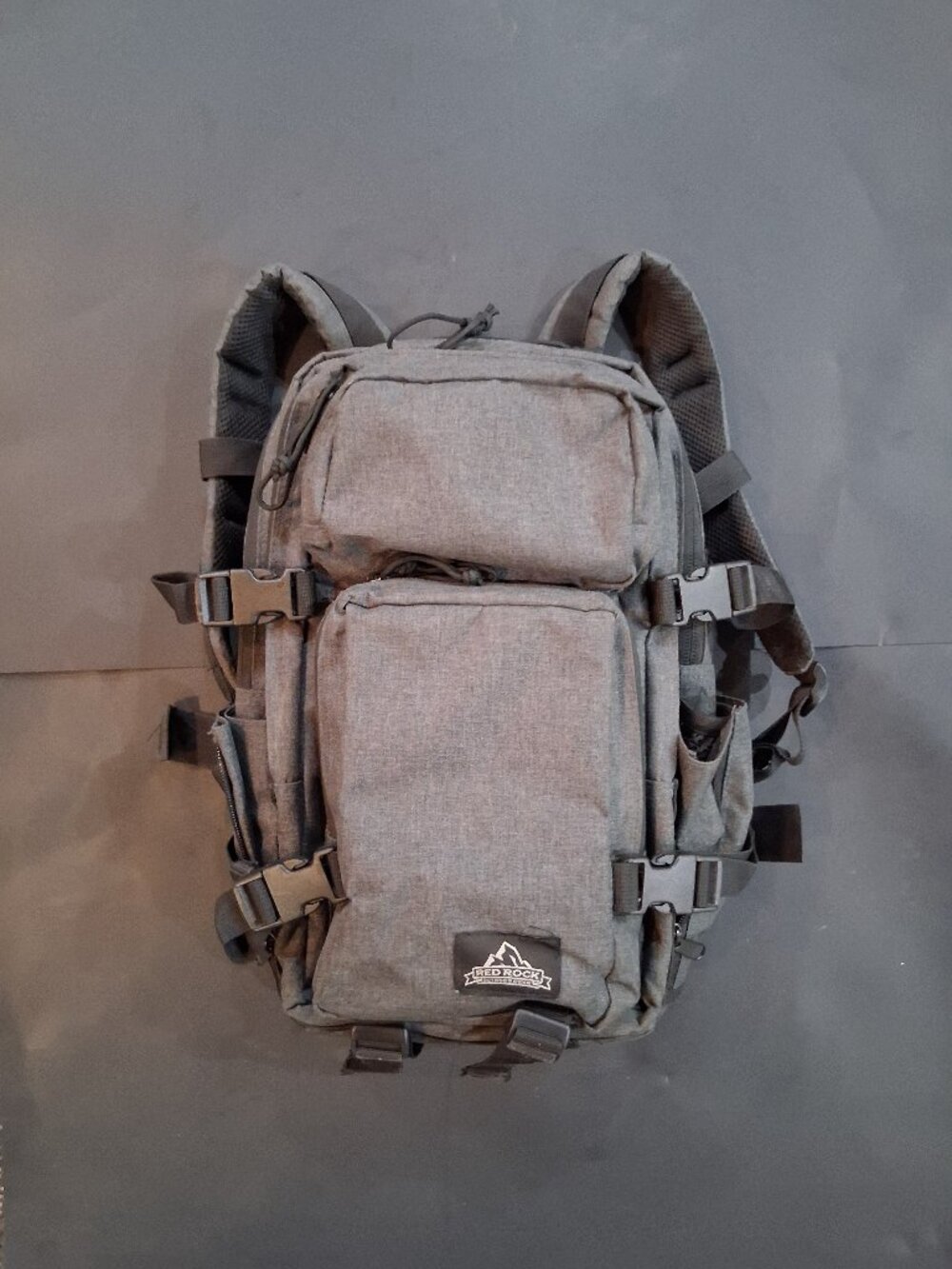 Red Rock Backpack (Gray, Medium size pack)